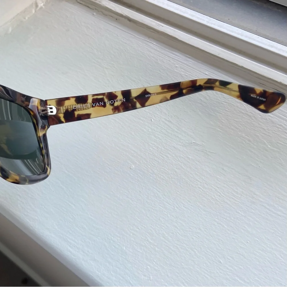 🍒Linda Farrow x Dries Van Noten Collab x Gallery Tortoise Shell Sunglasses Case